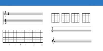 grilles pour guitare